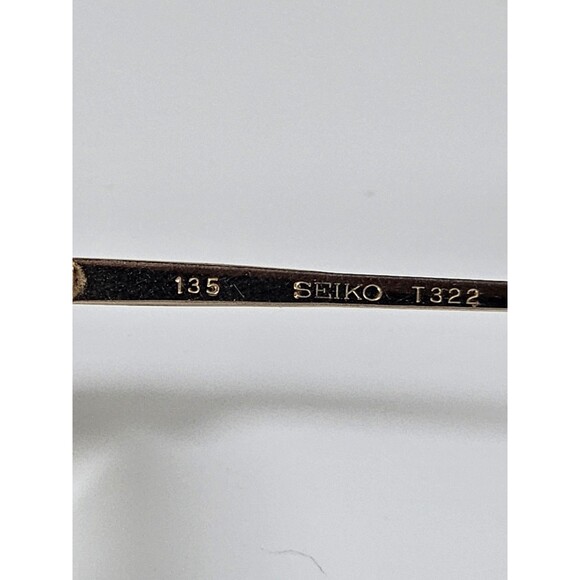 Seiko T322 Men's Eyeglasses  49-19-135 Pure Titanium Made In Japan FRAMES ONLY! - Picture 13 of 16